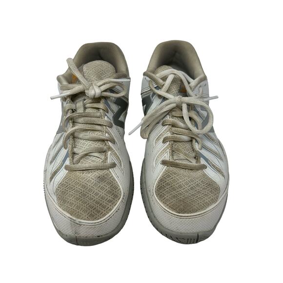 New Balance Size 7 Sneakers White Gray Lace Up Running Jogging Exercise Gym - Picture 7 of 7
